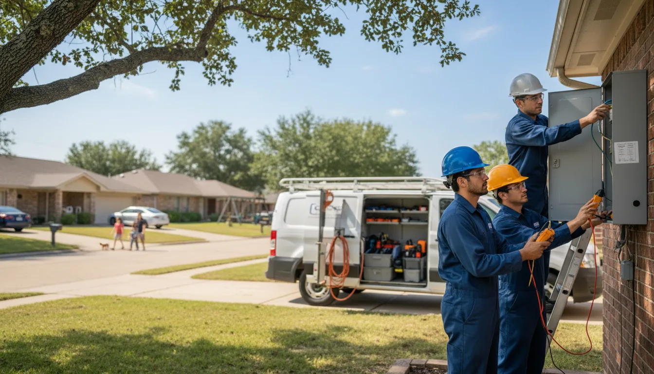 Certified electrician providing emergency electrical services in Portales, NM